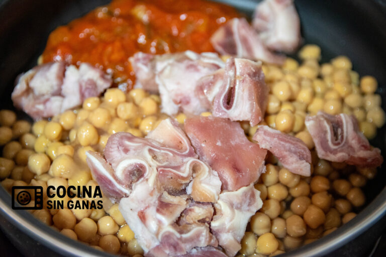 Garbanzos con oreja