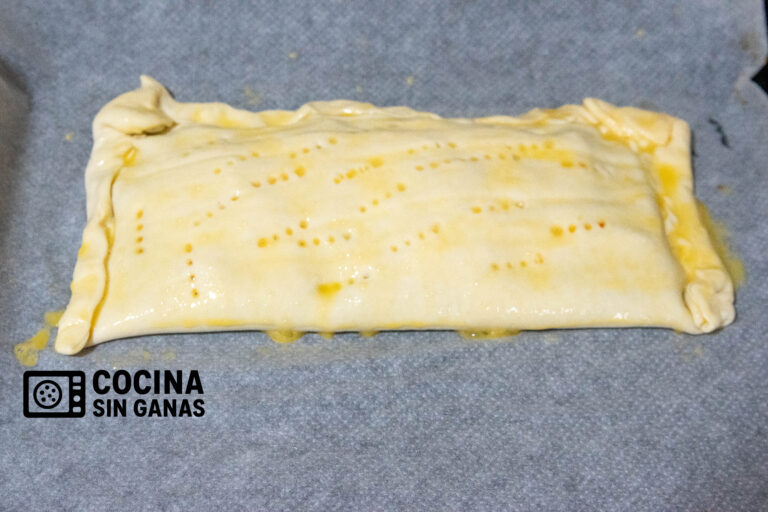 Empanada de pollo y pisto