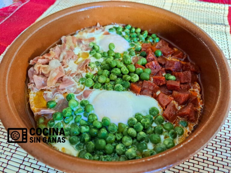 Huevos a la flamenca (en microondas)