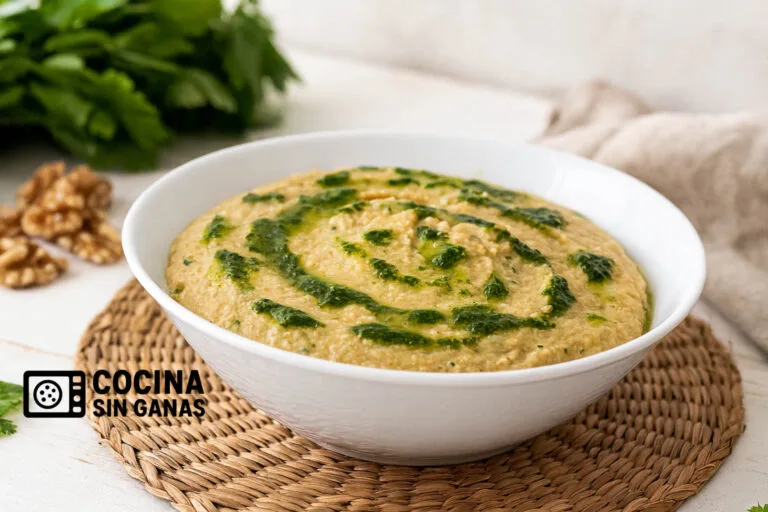 Hummus de lentejas (solo tritura)