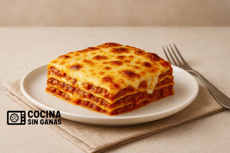 Lasaña automática: Tú solo ensambla